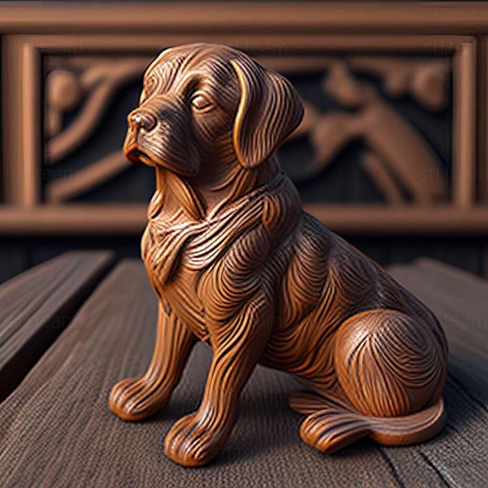3D модель Датско-шведская фермерская собака (STL)